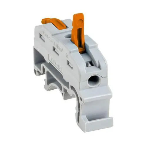 Клемма строительно-монтажная СМК проходная 222-421 1п 0.08-4кв.мм на DIN-рейку (уп.25шт) PROxima EKF plc-smk-421-din фото 3