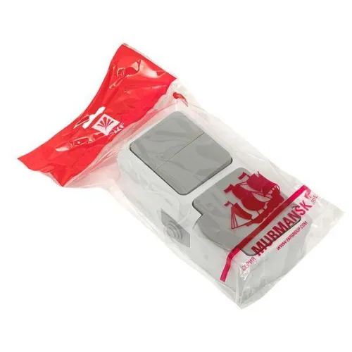 Блок ОП розетка 1-м 16А с заземл. с крышкой+выключатель 2-кл. Мурманск IP54 сер. EKF EFRV16-052-30-540 фото 9