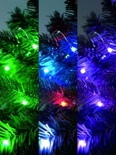 Гирлянда "Нить" ILDM096RGB-C-USB-RC 96 RGB минисветодиодов 9.6м с контроллером для помещений пульт SHLights 4690601049971 фото 6