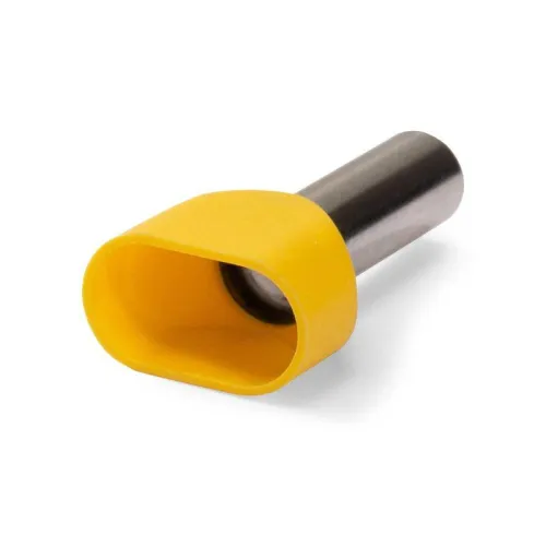 Наконечник штыревой втулочный изолированный НШВИ(2) 6.0-14 ЕВРО желт. КВТ 103249 фото 4