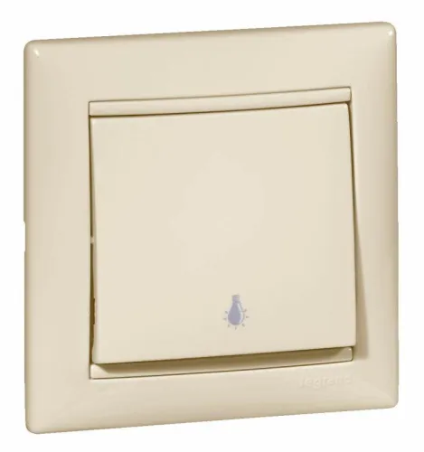 Механизм кнопки с пикт. лампы Valena сл. кость Leg 774312 фото 2