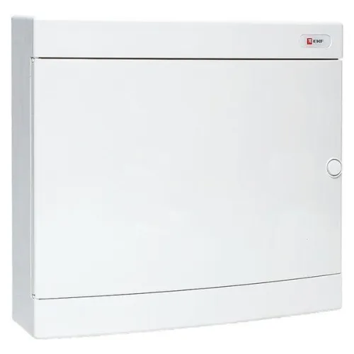 Щит распределительный навесной Unix 2х18мод. IP41 бел. дверь PROxima EKF ux-2x18-nw