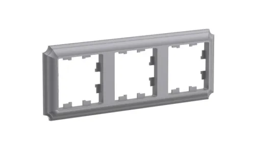 Рамка 3-м AtlasDesign Antique универс. сталь SE ATN100903 фото 3