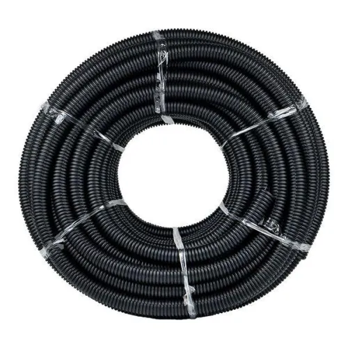 Труба гофрированная ПНД гибкая тяжелая d20мм с протяжкой черн. (уп.100м) PROxima EKF tpnd-20-t фото 3