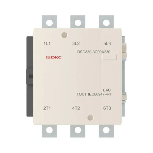 Контактор магнитный DSC330-3C00A230 330А 160кВт (AC3) 220В AC YON DSC330-3C00A230 фото 2