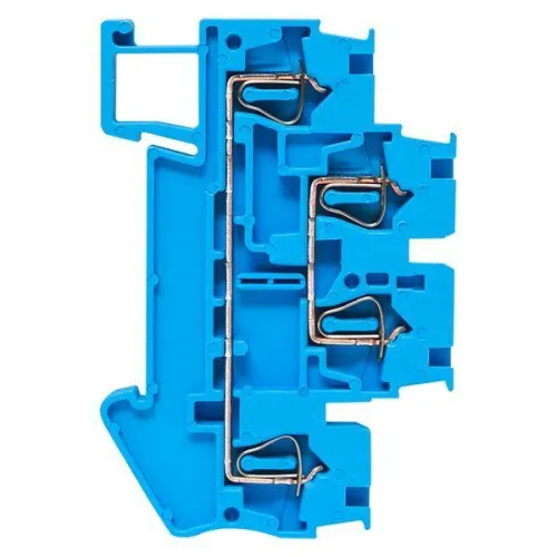 Колодка клеммная ST-2.5 26А пружинная двойн. син. EKF plc-jxb-st-2.5-4-2-blue фото 5