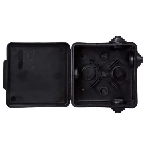 Коробка распаячная КМР-030-031 с крышкой 80х80х50 7 мембранных вводов IP54 черн. EKF plc-kmr-030-031-2b фото 4