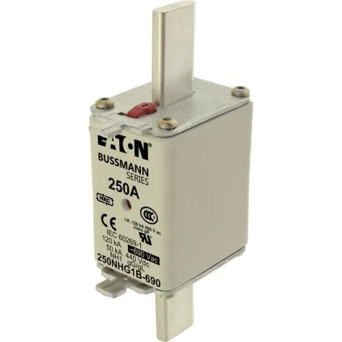 Предохранитель NH 160A 690В gG 1 двойн. индикация EATON 160NHG1B-690 фото 7