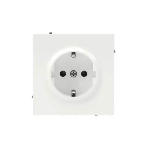 Розетка силовая KANT 2P+E без шторки бел. магнолия DKC 7000033