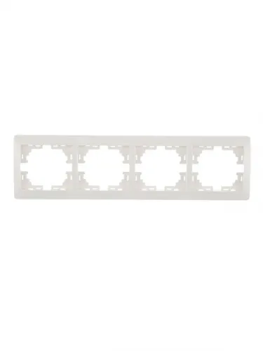 Рамка 4-м Mira горизонт. бел. LEZARD 701-0200-149