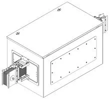 Секция центральная компенсац. 4000А Al 3L+N+1/2PE IP55 тран. IEK LB-4000A5-35-F-GC