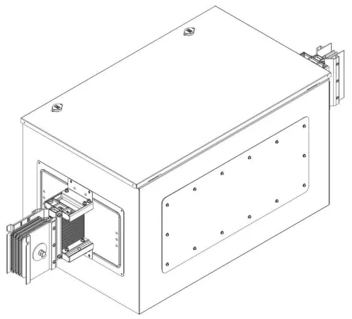 Секция центральная компенсац. 2500А Al 3L+N+PER НК IP55 тран. IEK LB-2500A4-25-F-GC