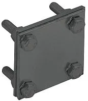 Зажим крестообразный с раздел. полоса-полоса 40мм оцинк. сталь TD IEK ZCC68-13-1-40