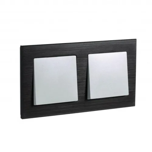 Рамка 2-м AtlasDesign Nature метал. оникс SE ATN312302 фото 3