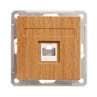 Розетка компьютерная СП W59 RJ45 кат.5E механизм бук SchE RSI-152K5E-8-86