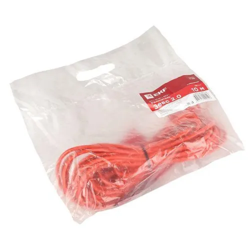 Удлинитель-шнур 1х10м с заземл. 16А IP20 Зевс 2.0 3.5кВт ПВС 3х1 PROxima EKF USB02-16-310-1-10 фото 4