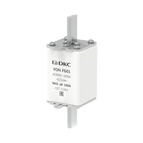 Предохранитель YON ножевого типа FG1 160А 690В хар-ка aR DKC 1FG01-0160-690V-AR