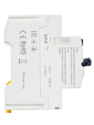 Выключатель дифференциального тока (УЗО) 2п 63А 30мА тип A ВДТ R10N ARMAT IEK AR-R10N-2-063A030 фото 7