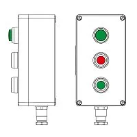 Пост управления взрывозащ. из полиэстера CPE-P-04-(1xLG(250)-1xP1R(11)-1xP1G(11))-1xKH2MHK(C)1Ex d e IIC Т5 Gb / Ex tb IIICT95град.C Db IP66/КЗ DKC 2231.041.22.120P