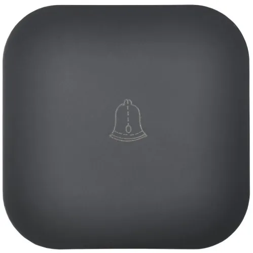 Выключатель 1-кл. ОП GLORY ВСс20-1-0-ХЧм 10А самовозврат. черн. матов. IEK EVH14-K02M-10 фото 2