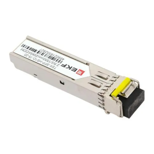 Модуль SFP 2.5Гб одинарное одномодовое оптоволокно 1550нм дальность 20км TSX EKF TSX-SFP-HS1D-15-20 фото 6
