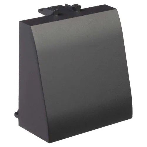 Вывод кабеля модульный Avanti 2мод. "Черный матовый" DKC 4412982 фото 3