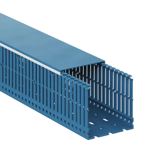 Кабель-канал перфорированный 80х80 L2000 RL6 син. DKC 01268RL фото 3