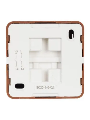 Выключатель 2-кл. ОП Октава 10А IP20 ВС20-2-0-ОД дуб GENERICA EVO20-K04-10-DC фото 5