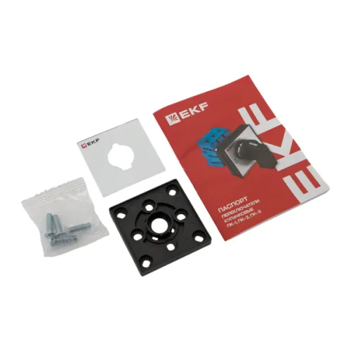 Переключатель кулачковый ПК-1-53 3п 32А "1-2" IP65 EKF pk-1-53-32-65 фото 2