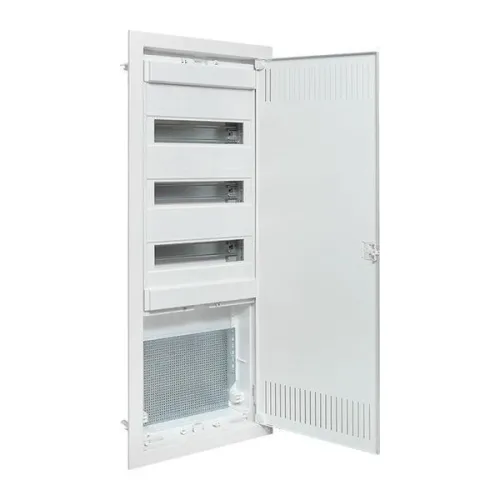 Щит комбинированный встраив. Nova 3 DIN-рейки + 1 монтаж. плата 5 габарит IP41 с метал. перфорированной дверью EKF Proxima nv-cb-pmd-3+1 фото 9