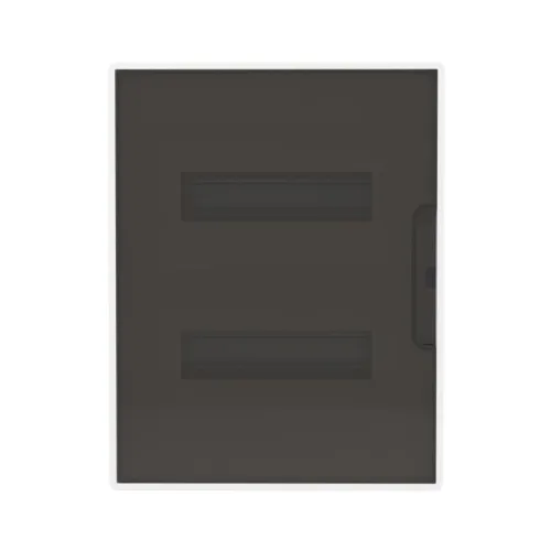 Щиток встраиваемый Фрейм (FRAME) 24мод с тонированной дверцей с 4 шинами PEN (2шт на 8 отверст. и 2шт на 6 отверст.) бел. DKC F24B1WD фото 4