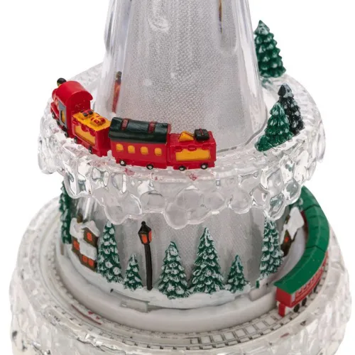 Фигура светодиодная "Новогодний поезд с мелодией" 30.5см RGB на подставке Neon-Night 513-025 фото 4