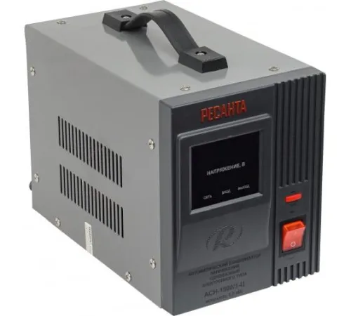 Стабилизатор напряжения АСН-1500/1-Ц 1ф 1.5кВт IP20 релейный Ресанта 63/6/3 фото 3