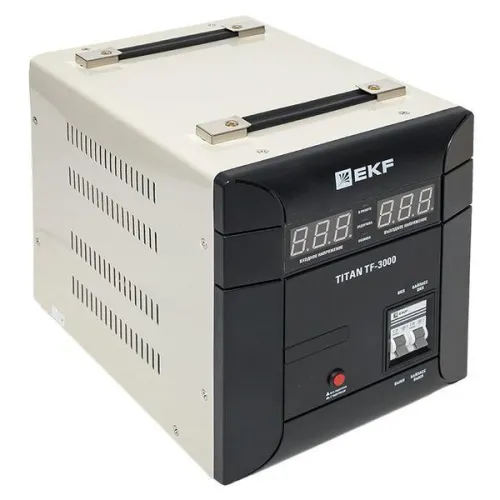 Стабилизатор напряжения электронный напольного исполнения TITAN -ТF-3000 EKF stab-TF-3000 фото 7