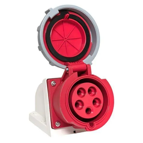 Розетка стационарная наружная 1252 3Р+РЕ+N 32А 380В IP67 PROxima EKF ps-1252-32-380 фото 9