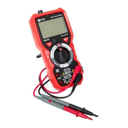 Мультиметр цифровой MS18C Professional EKF In-180701-pm18C фото 15