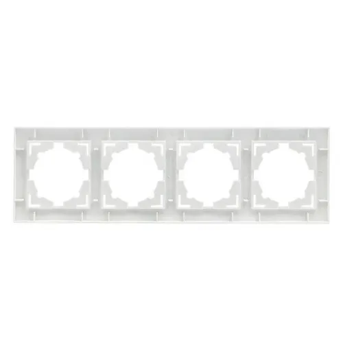 Рамка 4-м Валенсия бел. PROxima EKF EWM-G-304-10 фото 3