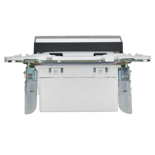 Кнопка звонка SKANDY 10А SK-V17G для отелей с индикацией графит IEK SK-V14-2-10-K53 фото 2