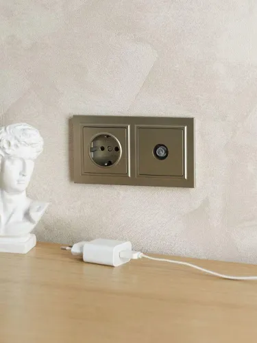 Рамка 2-м BRITE РУ-2-БрШ шампань IEK BR-M22-K37 фото 6