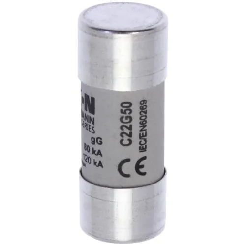 Предохранитель цилиндрический GG 22.2х58 50А боек EATON C22G50S фото 3