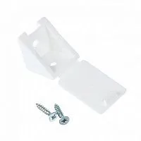Уголок мебельный с шурупом бел. (уп.4шт) Tech-Krep/Zitar 108982