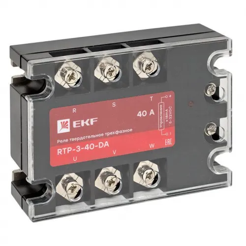 Реле твердотельное трехфазное RTP-40-DA PROxima EKF rtp-3-40-da фото 7