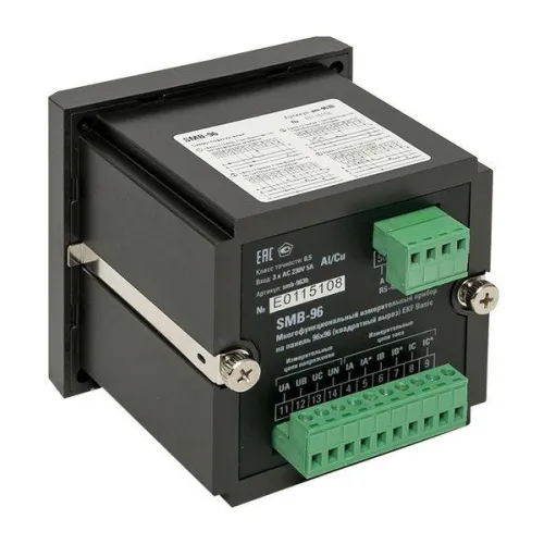 Прибор измерительный многофункциональный SMB-96 на панель 96х96 квадрат. вырез Basic EKF sm-963b фото 2