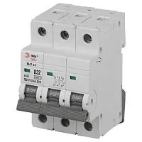 Выключатель автоматический 3п D 32А 4.5кА ВА47-63 PRO ЭРА Б0059480