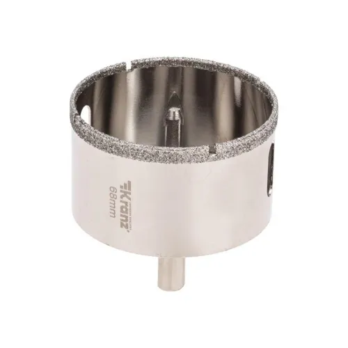 Коронка алмазная 68мм с центровочным сверлом Kranz KR-92-0018 фото 2