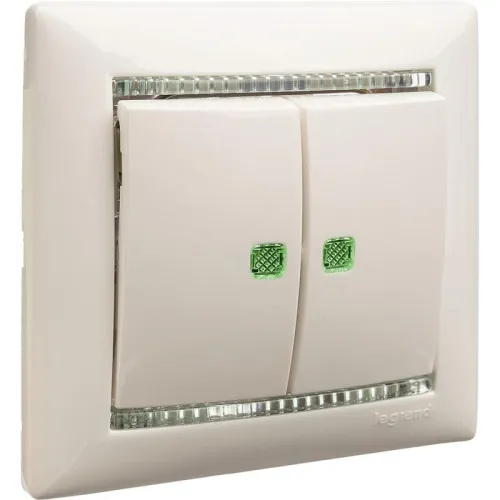 Рамка 1-м Valena бел./крис. Leg 774461 фото 35