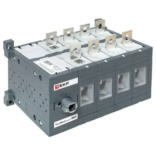 Рубильник 4п 400А реверсивный без рукоятки управления TwinBlock EKF tb-s-400-4p-rev фото 5