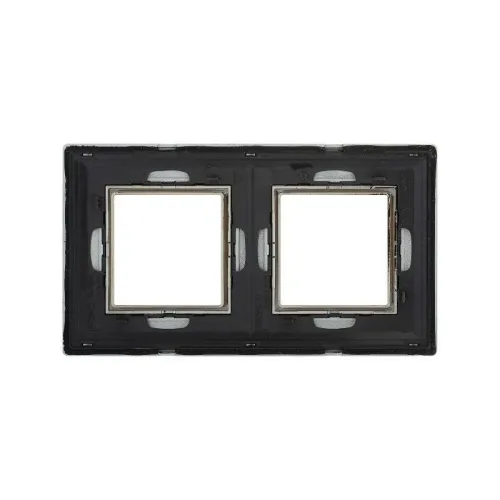 Рамка 2-м 4мод. Avanti метал. свет. серебр. DKC 4404854 фото 5