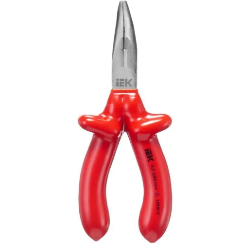 Тонкогубцы изогнутые диэлектрические 160мм K2 1000В ARMA2L 3 IEK A2L3-BN20-K2-160 фото 2