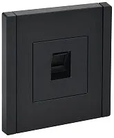 Розетка компьютерная RJ45 кат.5E FORTE&PIANO FP132 черн. IEK FP-K10-1-K02